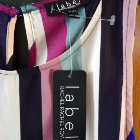 Sleeveless striped top NWT - Picture 2 of 4